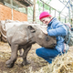 Illustration for article titled How to take care of a blind baby rhino